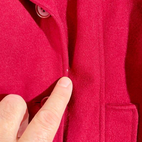 Blazer Coat Emanual Ungaro Woman 10 90% Wool 10% Cashmere 3 Button Dble Breasted - Picture 4 of 11